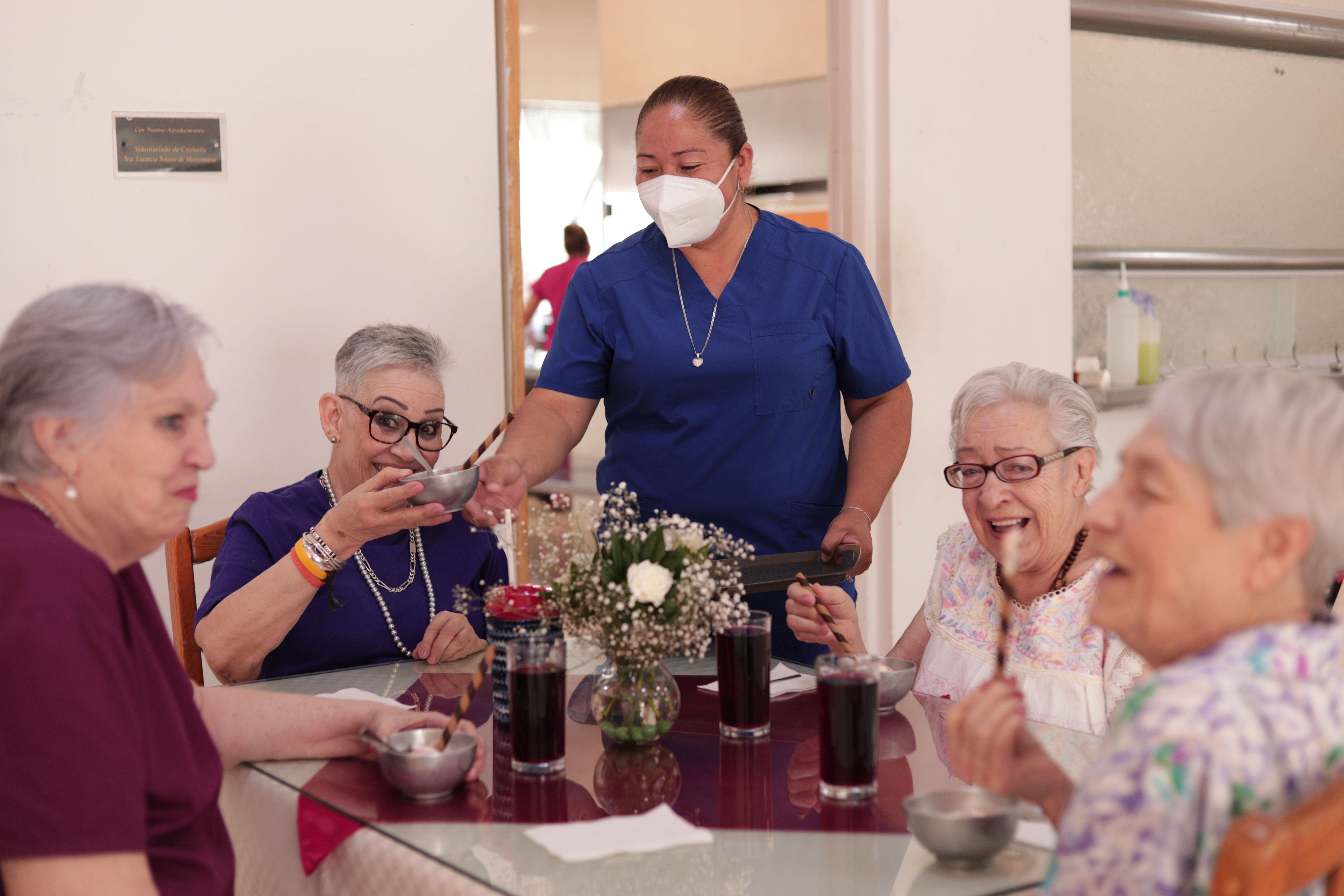 Ambiente familiar en Residencia Las Margaritas